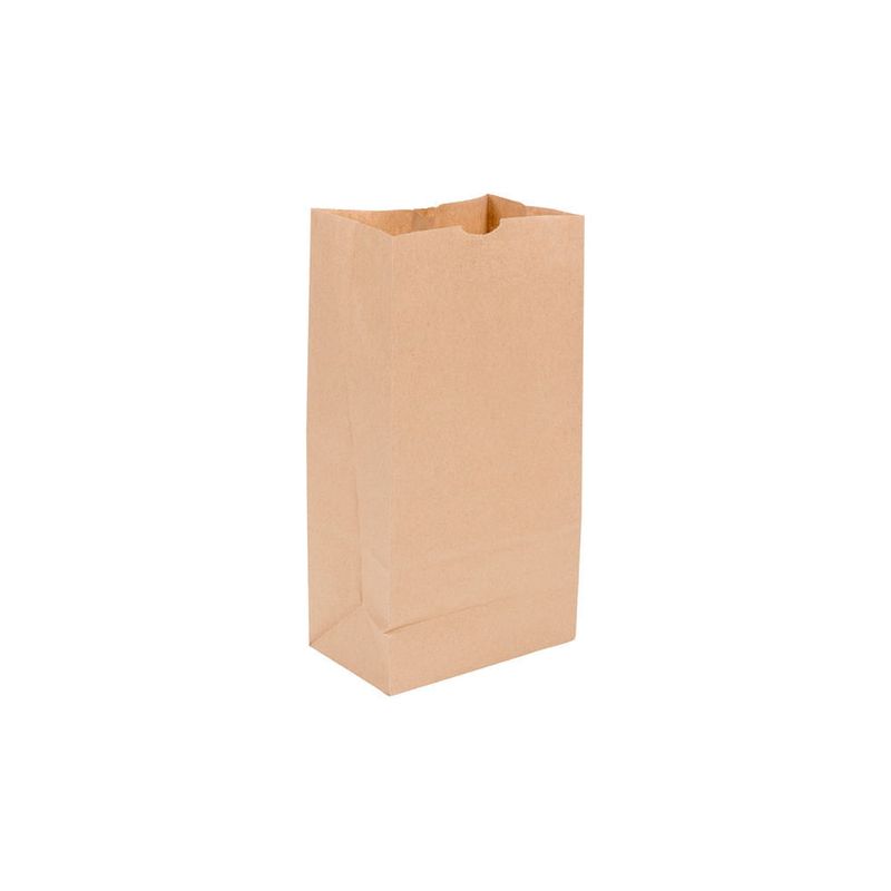Bolsa Papel Kraft N°4 (25x12.7x7.6 cm) | Tienda Nutesa