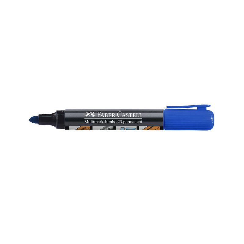 Plumón Permanente Multimark Jumbo 23 Azul  Faber-Castell