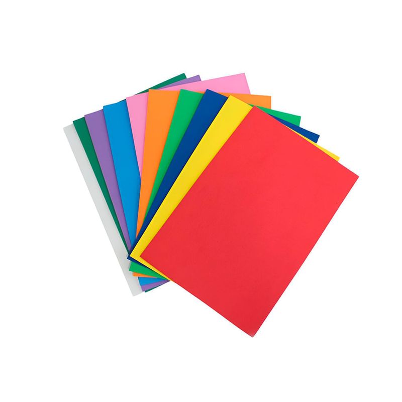 Microporoso A4 Colores Varios (Paquete X 10)