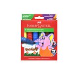 Plumones Jumbo Faber-Castell x6: Extra Gruesos | Dos x Tres