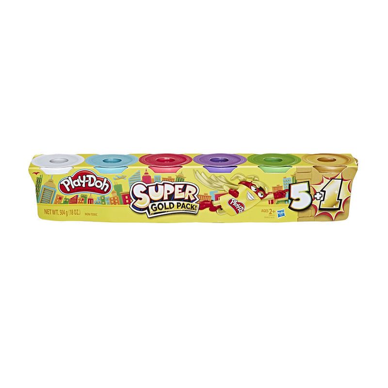 Masa Play-Doh (Estuche X 5+1)