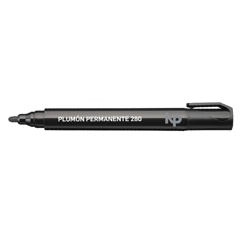 Plumón Permanente Jumbo 280 Negro KP | Dos x Tres