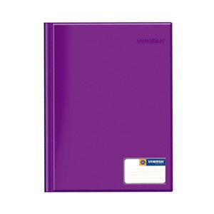 Folder A4 Doble Tapa Dura Con Gusanillo Morado