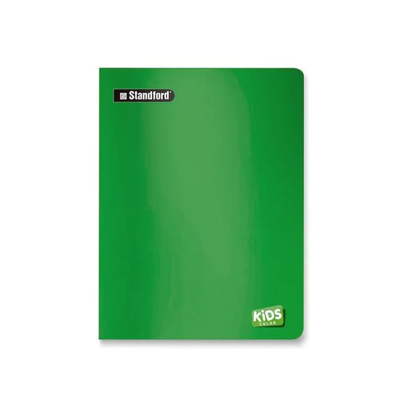 Cuaderno A4 Deluxe Kids 70gr. 80 Hojas Kinder 2x2 Verde