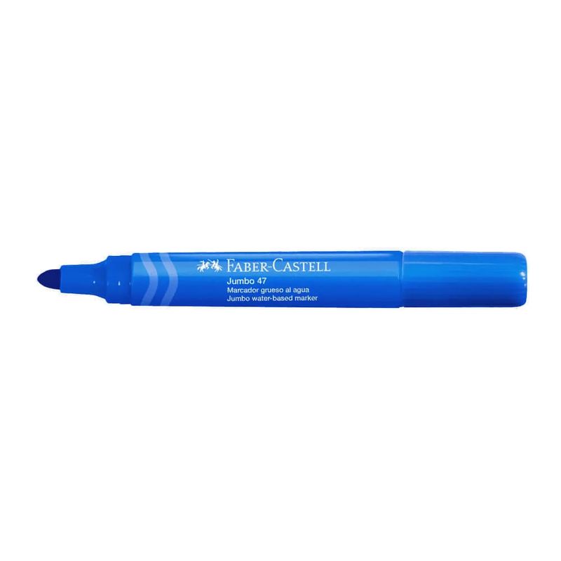Plumon-Azul-Faber-Castell-Jumbo-47-|-Dos-x-Tres