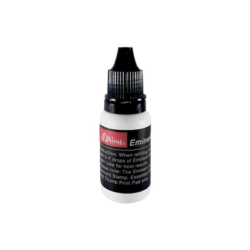 Tinta Eminent para Tampón Dactilar 15ml. Negra | Tienda Nutesa