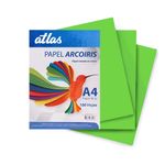 Papel-Arco-Iris-A4-80gr.-Paquete-X-100-Hojas-Verde-Claro_19439