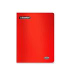 Cuaderno A4 Deluxe Junior 70gr. 80 Hojas Triple Renglón Sombreado Rojo_20311