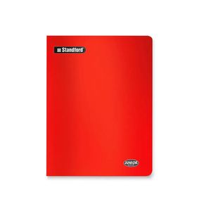 Cuaderno A4 Deluxe Junior 70gr. 80 Hojas Triple Renglón Sombreado Rojo