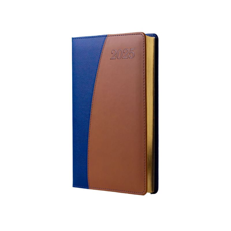 Agenda Marte 2024 - Azul / Marron | Dos x Tres