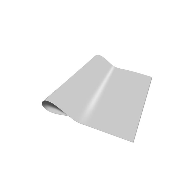 Papel Lustre 50x65cm. Plateado- Atlas