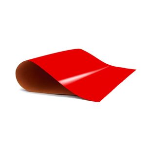 Cartulina Plastificada 50x65cm. 230gr. Roja