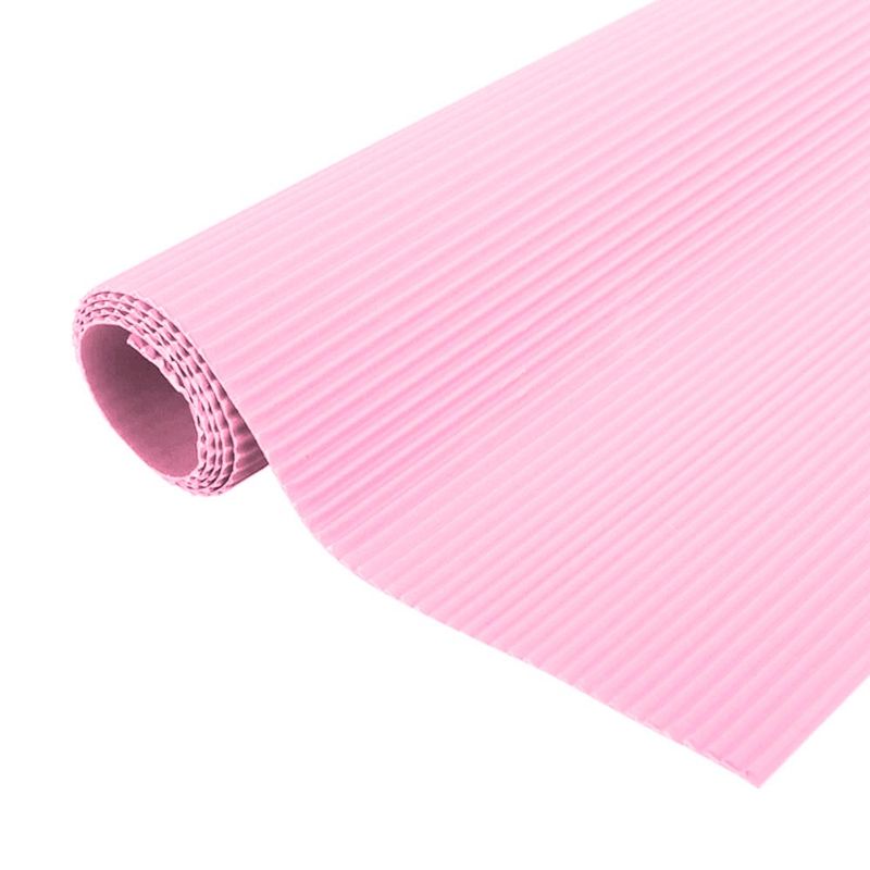 Cartón Corrugado 57gr. 50x70cm. Rosado | Dos x Tres