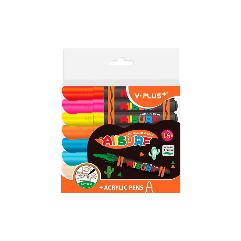 Marcadores-Acrilicos-Allsurf-X-16---Y-Plus