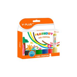 Crayones Gel Flashdry (Estuche X 06)
