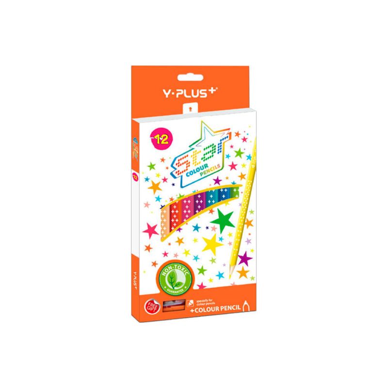 Lápices de Colores Star: Estuche X 12  | Dos x Tres