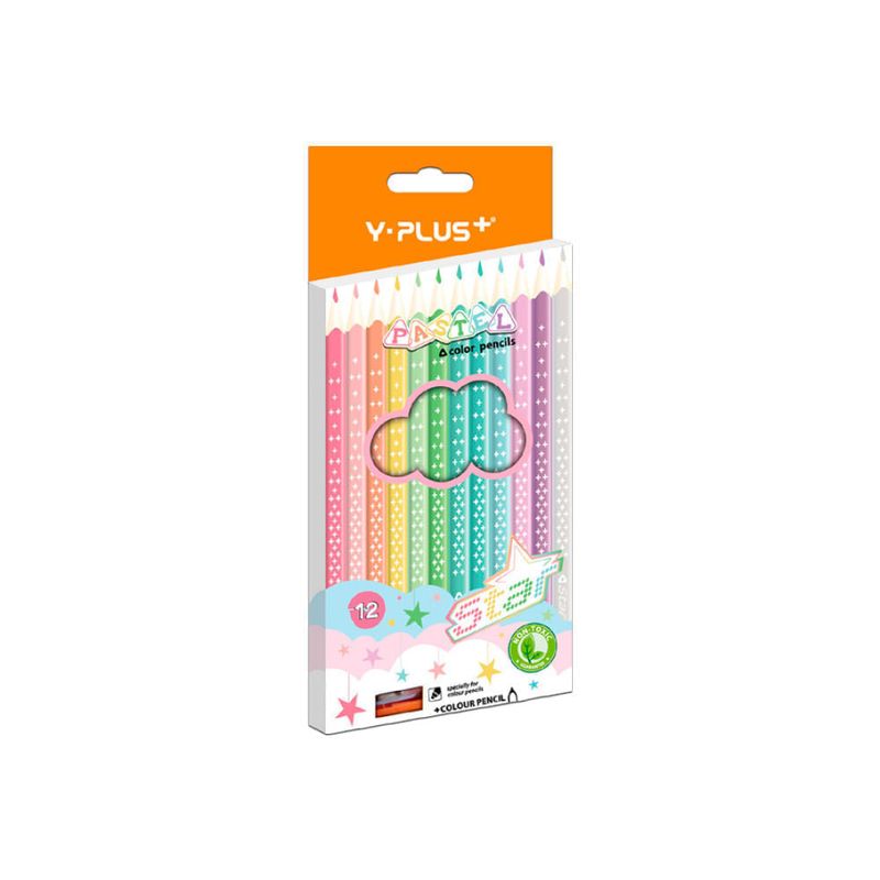 Lápices de Colores Star Pastel  Estuche x 12 | Dos x Tres