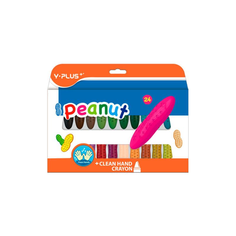 Crayones Penaut Clásicos Estuche X 24 - Y-Plus