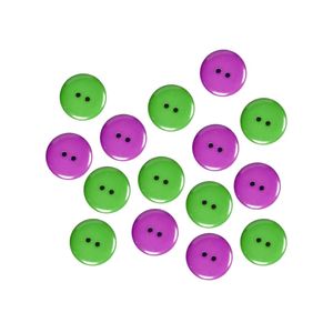 Botones Grandes Colores Surtidos (Paquete X 18)