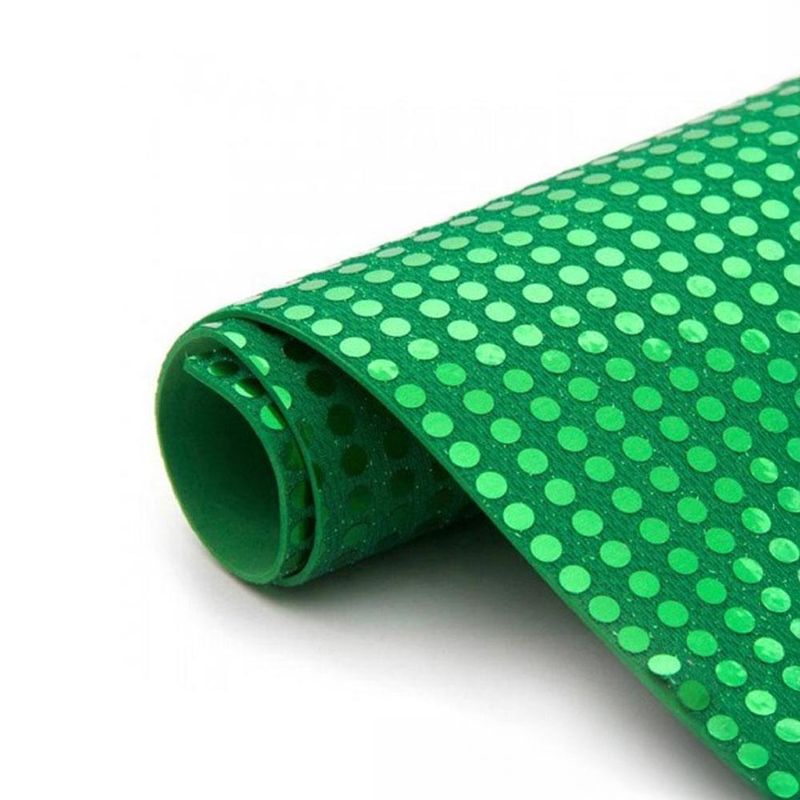 Microporoso con Lentejuela 50x60cm Verde | Tienda Nutesa