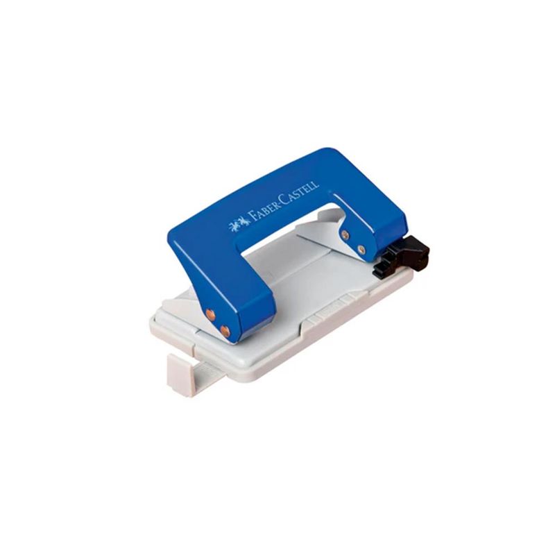 Perforador (10 hojas) azul - Faber-Castell