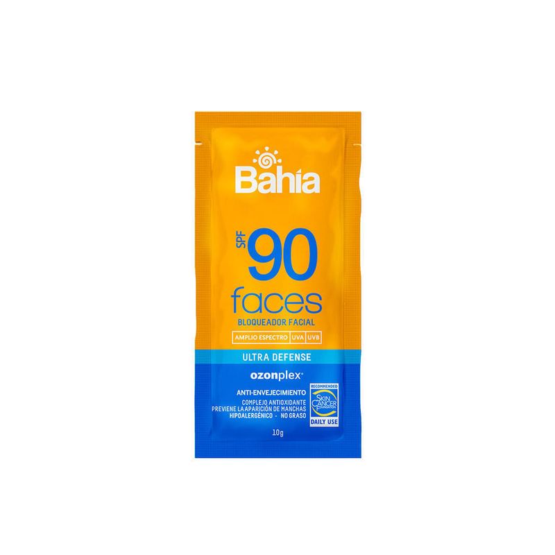 Bloqueador solar sachet SPF 90 10gr - Sin Marca