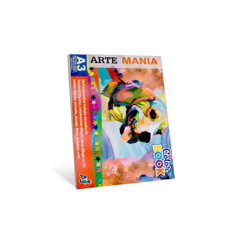 Block cartulina colores A3 x15 hojas - Sin Marca