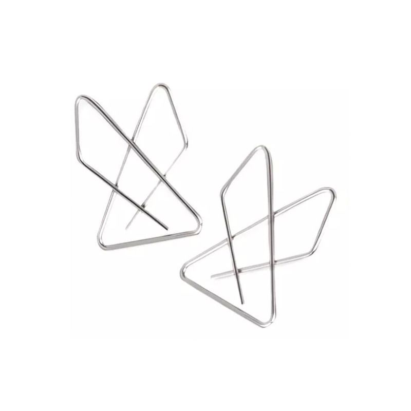 Clips Mariposa 45x50mm (Caja X50)  Paquete de 50 Unidades