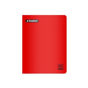 Cuaderno A4 Deluxe Note Book 70gr. 80 Hojas Cuadriculado Rojo