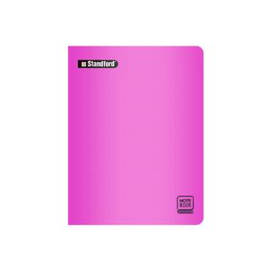 Cuaderno A4 Deluxe Note Book 70gr. 80 Hojas Triple Renglón Fucsia