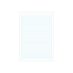 Cuaderno A4 Deluxe Note Book 70gr. 80 Hojas Rayado Verde