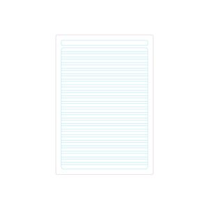 Cuaderno A4 Deluxe Junior 70gr. 80 Hojas Doble Raya Verde Limón
