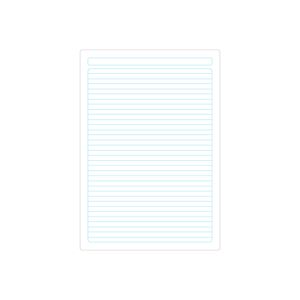 Cuaderno A4 Deluxe Junior 70gr. 80 Hojas Rayado Celeste