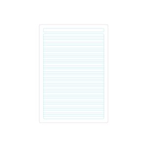 Cuaderno A4 Deluxe Junior 70gr. 80 Hojas Triple Raya Naranja