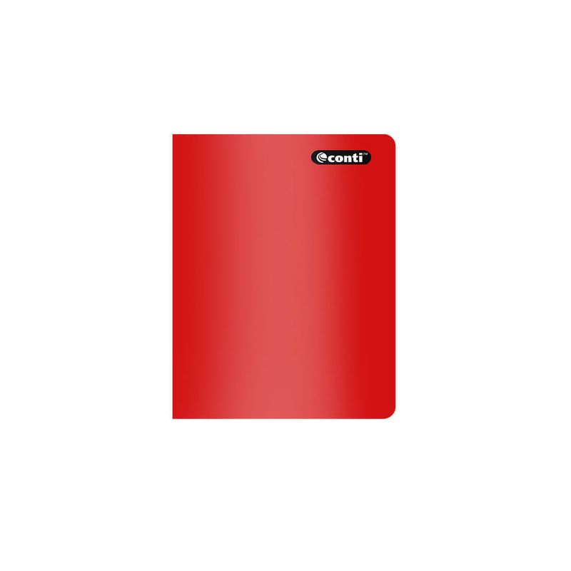 Cuaderno A5 80 Hojas Rayado Rojo