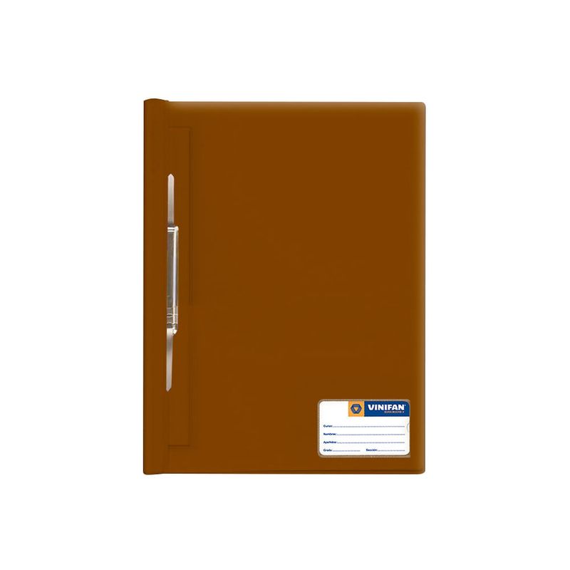 Folder-A4-Tapa-Transparente-Marron---Vinifan