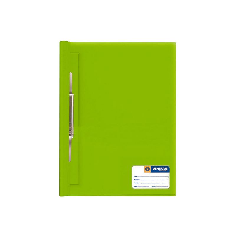 Folder-A4-con-Fastener-Verde-Limon-y-Tapa-Transparente