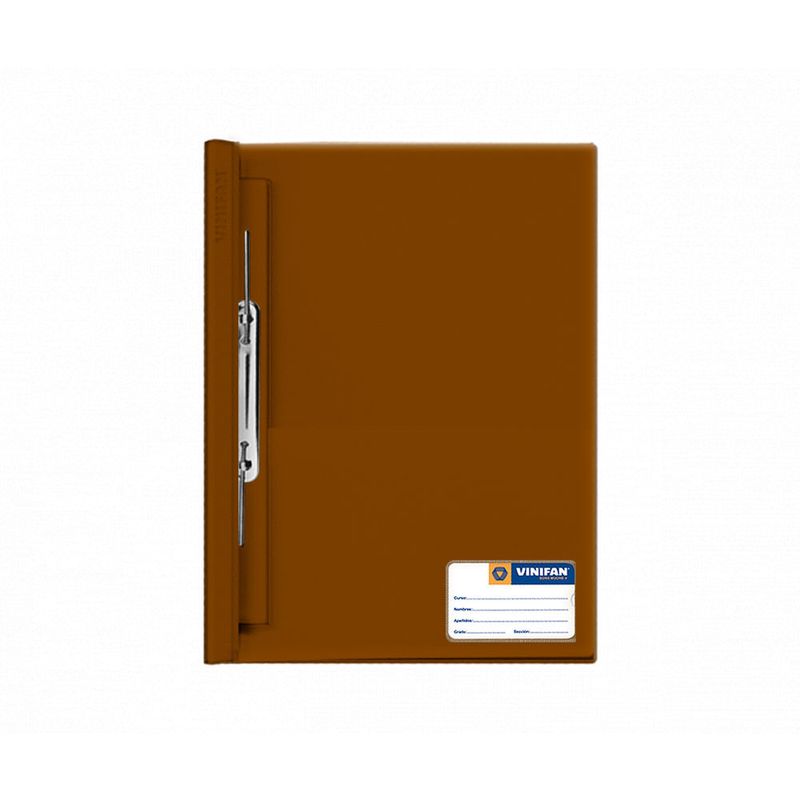 Folder-con-Fastener-de-Resorte-Marron|-Tienda-Nutesa