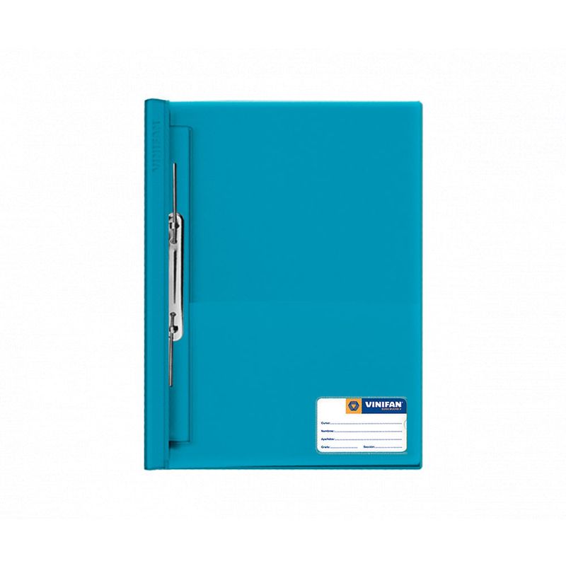 Folder-con-Fastener-de-Resorte-Turquesa-|-Tienda-Nutesa