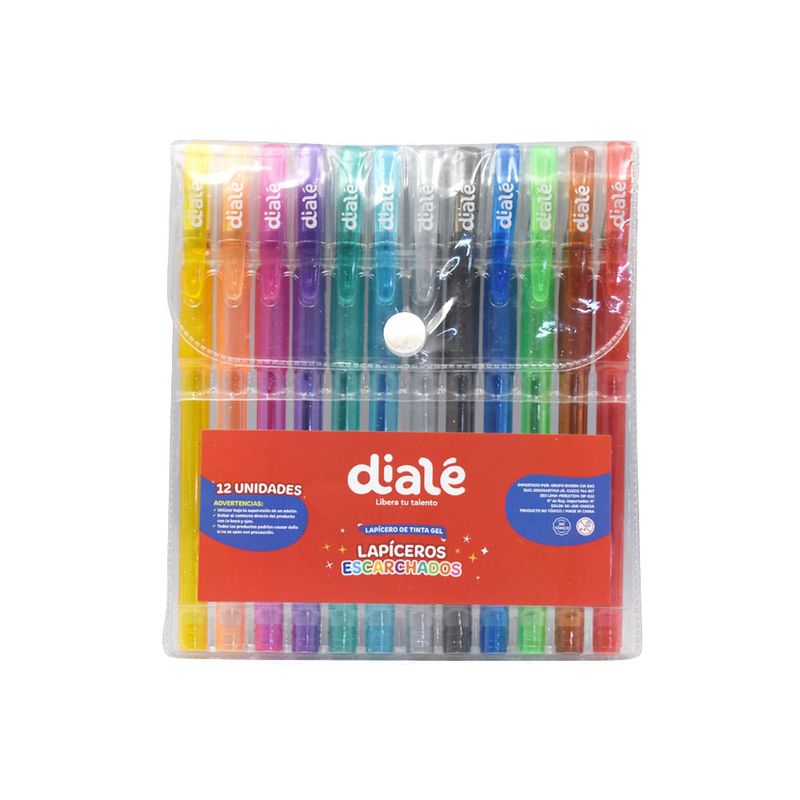 Lapicero-escarchado-estuche-12-unidades-|-Tienda-Dos-x-Tres