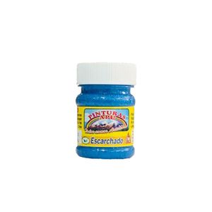 Pintura Acrilica 30ml. Escarchada Turquesa