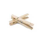 Ganchos de Madera Tipo Pinza: Paquete x 12 | Dos x Tres