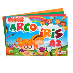 Block De Papel De Colores A3 (20 Hojas)