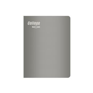 Cuaderno A4 Deluxe 70gr. 80 Hojas Cuadriculado Plomo