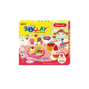 Masa Para Modelar I-Clay Set Panadería (X 6 Colores)
