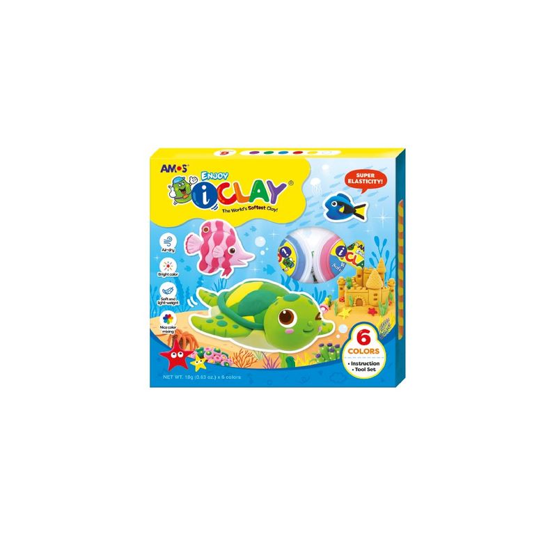 Masa Para Modelar I-Clay (Set X 6) | Dos x Tres