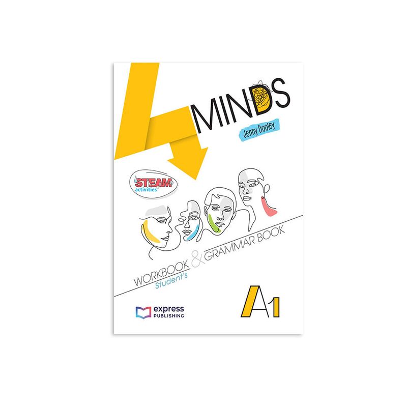 4 Minds A1 Workbook & Grammar Book Student'S  (With Digibook App.) (International)