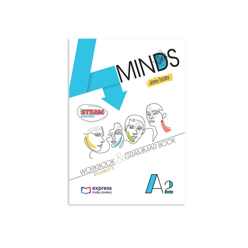 4 Minds A2 Workbook & Grammar Book Student'S  (With Digibook App.) (International)