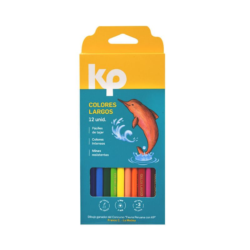 Colores Largos (Estuche X 12)