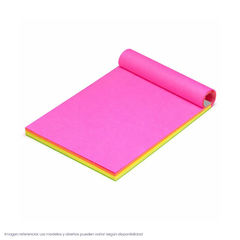 Block De Cartulina De Colores Fosforecentes 32x48cm. (15 Hojas)